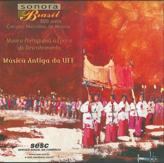 Capa do material com o título Música portuguesa à época do descobrimento do Autor Sesc. Departamento Nacional