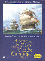 Capa do material com o título A carta de Pero Vaz de Caminha do Autor Asturiano, Poliana