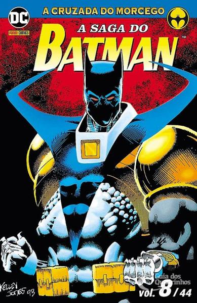 Capa do material com o título A saga do Batman - A cruzada do morcego do Autor 