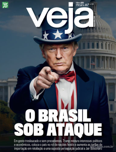 Capa do material com o título A saga do Batman - O Brasil sob ataque do Autor 