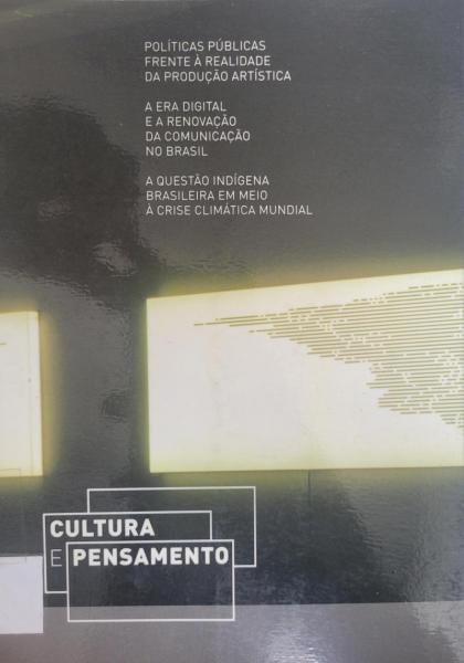Capa do material com o título Cultura e pensamento do Autor 