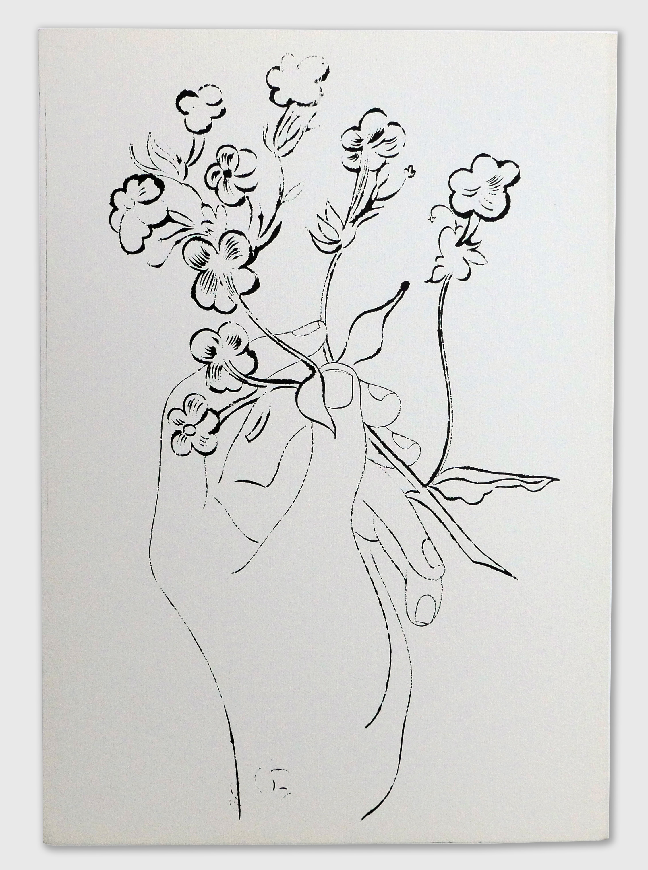 Andy Warhol Original c.1957 Hand with Flowers (6 Fingers