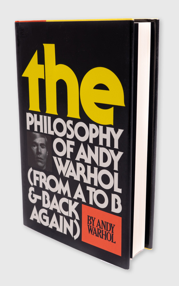 Signed First Edition 1975 Philosophy of Andy Warhol From A