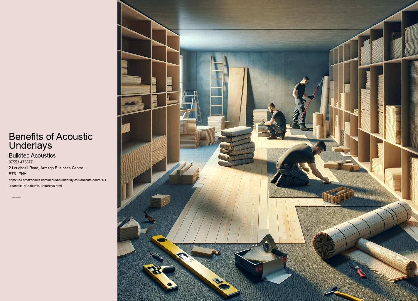 The Role of Acoustic Underlay in Energy Efficiency