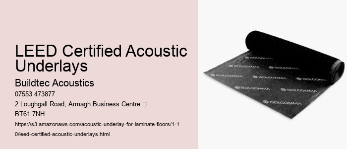 Key Features of Acoustic Underlays