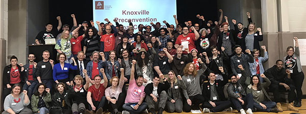 DSAers at Knoxville pre-convention conference