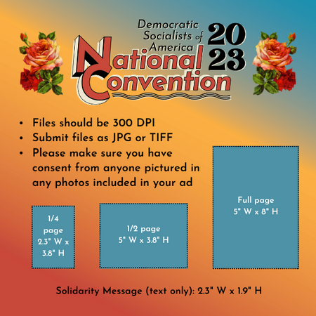 2025 Convention Solidarity Journal Democratic Socialists of America