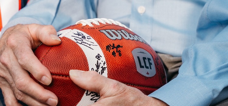 Photo of the Action Sport Physio participation in the Alouettes 2023 - Tribute to Dr. Eric Lenczner event