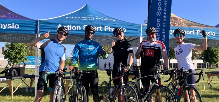 Photo of the Action Sport Physio participation in the Metropolitan Bike Challenge 2024 - Gallery event
