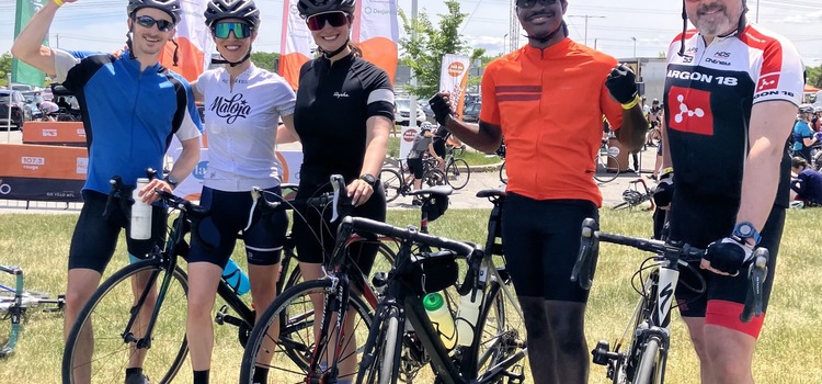 Photo of the Action Sport Physio participation in the Metropolitan Bike Challenge 2024 - Gallery event