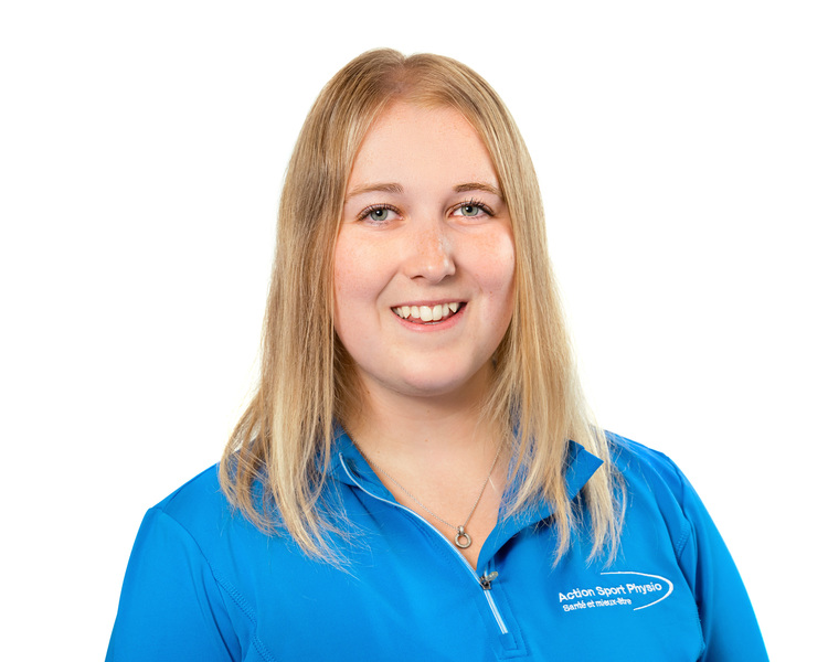 Photo de Rebecca Girouard Physiothérapeute à la clinique Action Sport Physio St-Jérôme