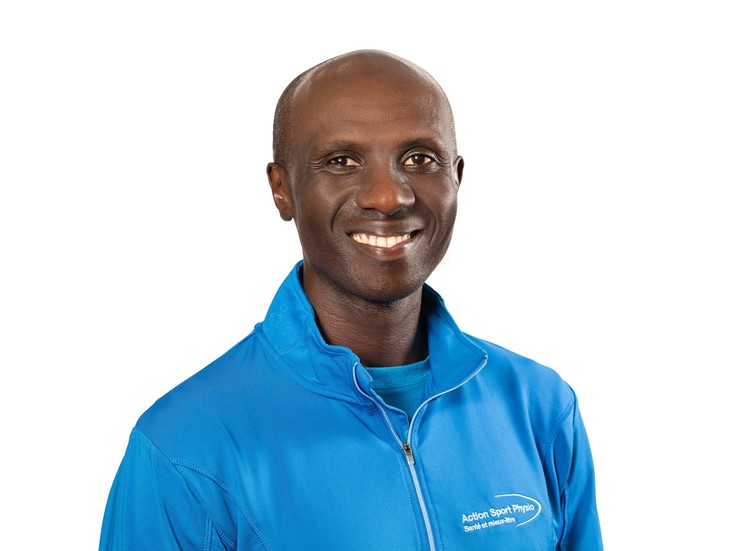Photo de Latin Olivier Niyonsaba Physiothérapeute à la clinique Action Sports Physio Lachine