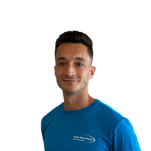 Picture of Joshua Déziel physiotherapist at the Action Sports Physio Brossard clinic