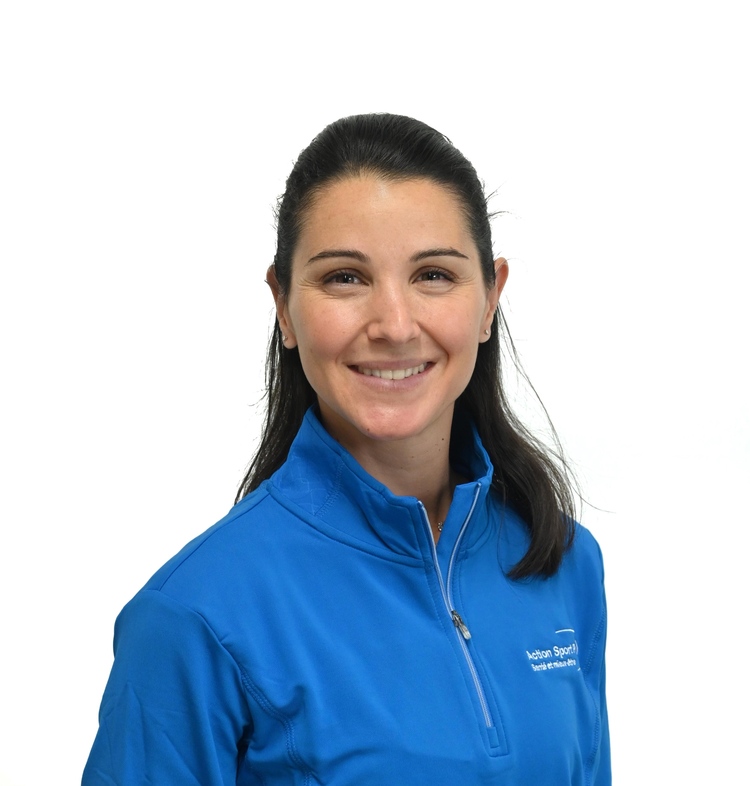 Picture of Maëva Lebeon Physiotherapy Technologist and Pilates Instructor at the Action Sport Physio Villeray clinic