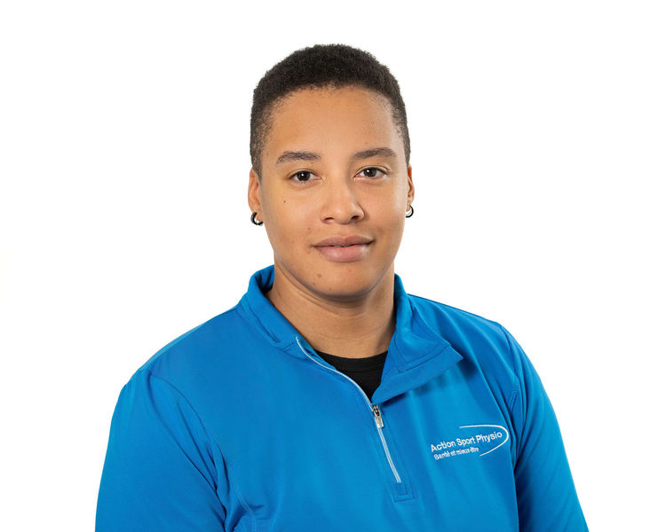 Photo de Farah Sauthère massothérapeute à la clinique Action Sport Physio Repentigny