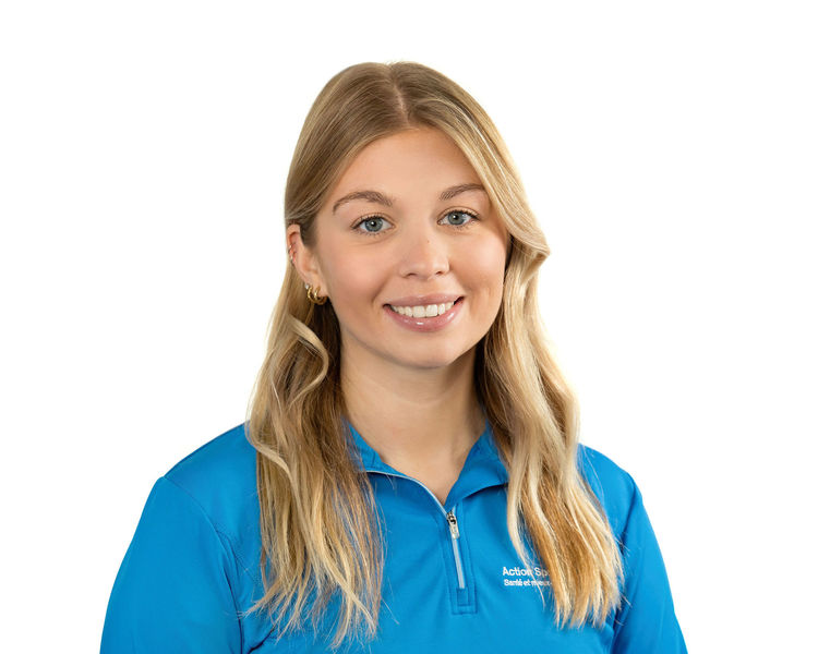 Picture of Samuelle Lévesque physiotherapist at the Action Sports Physio Maisonneuve-Rosemont clinic