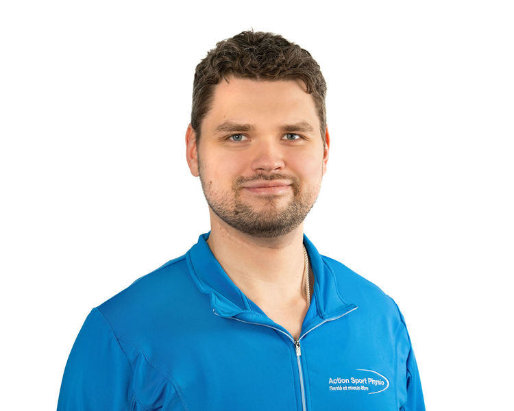 Photo de Dmitri Zelenski physiothérapeute à la clinique Action Sports Physio Maisonneuve-Rosemont et Villeray
