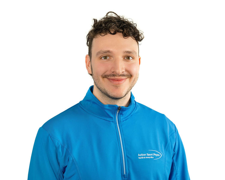Picture of Tristan Legault-Cadieux physiotherapist at the Action Sport Physio Maisonneuve-Rosemont clinic