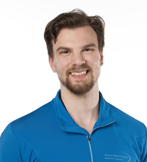 Photo de Pierre-Luc Tessier physiothérapeute à la clinique Action Sport Physio Saint-Bruno