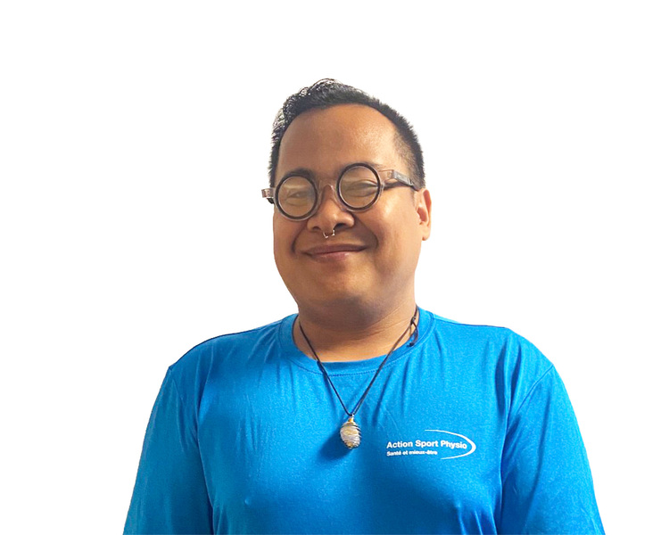 Picture of Mark-Jason Deompoc administrative assistant at the Action Sports Physio Marche Central clinic