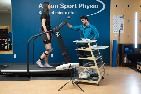 Photo du service de genougraphie KneeKG par EMOVI