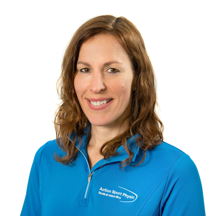 Photo d'Andrea Dewar physiothérapeute senior à la clinique Action Sport Physio West Island