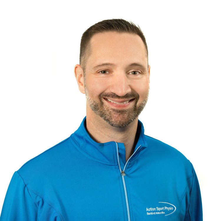 Picture of David Donnini Physiotherapist at the Action Sports Physio West Island clinic