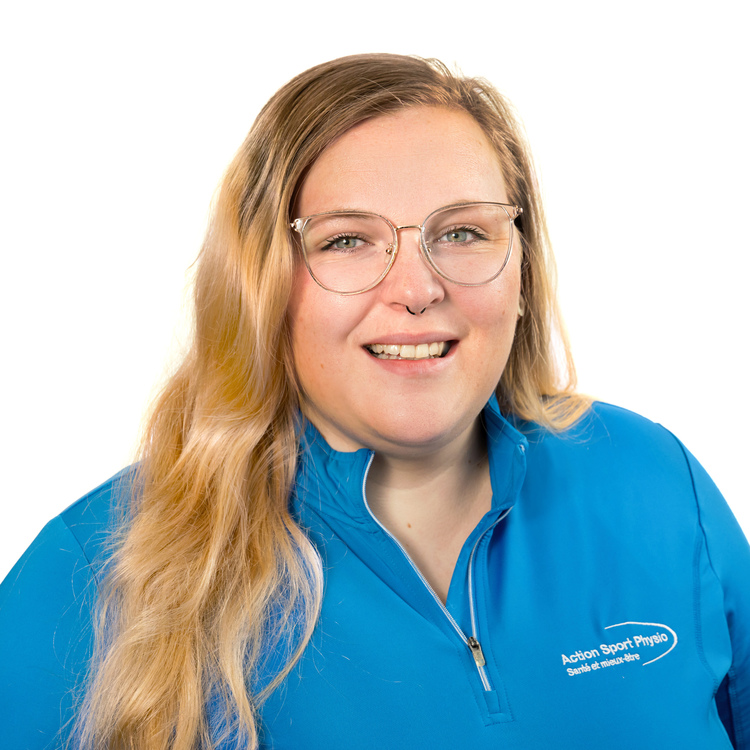Picture of Émilie Brassard massage therapist at the Action Sports Physio Boisbriand clinic
