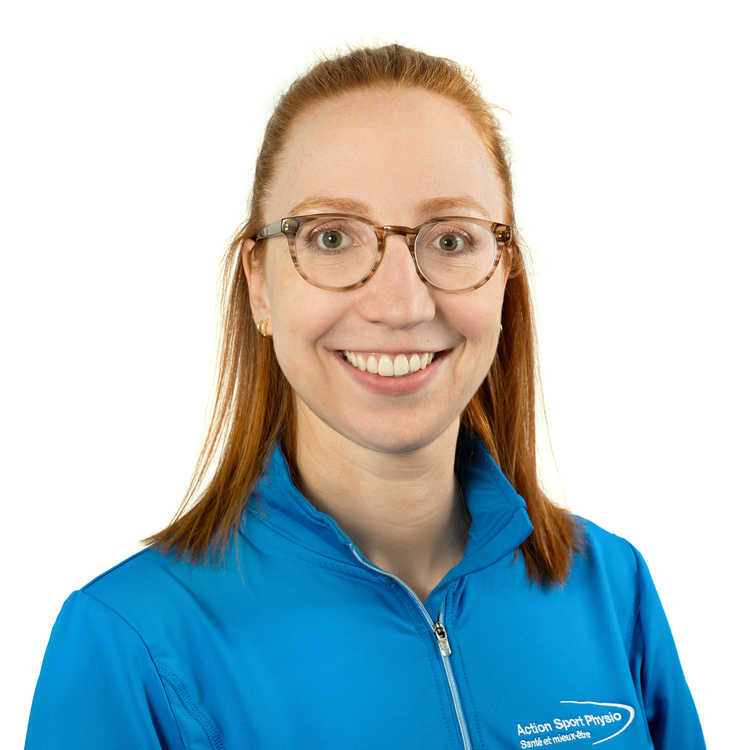 Picture of Emily Prevost Physiotherapist at the Action Sports Physio West Island clinic