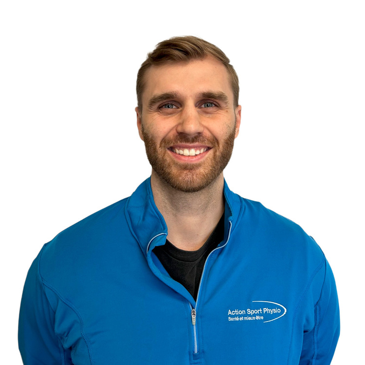 Picture of Gabriel Gatien-Dufresne massage therapist at the Action Sports Physio Rosemère clinic