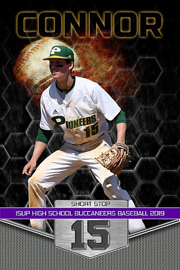 Baseball Senior Poster