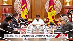President meets Lions Clubs Chief to strengthen youth mental health programs (English)