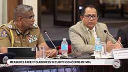 IGP summoned to Parliament for discussion on security for MPs (English)
