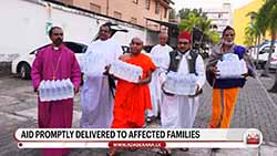 More aid delivered to cyclone-hit regions through Manusath Derana relief drive (English)