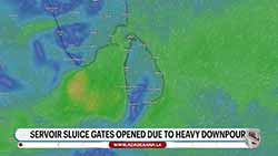 Sluice gates of several major reservoirs opened  amidst heavy downpour (English)