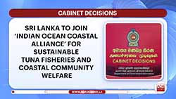 Sri Lanka to join Indian Ocean Coastal Alliance to protect fisheries resources in the region (English)