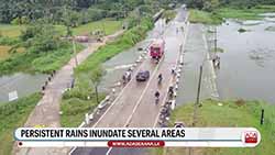 Several areas and roads inundated due to persistent rainfall across island (English)