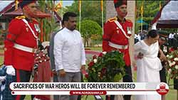 'Will not betray the hopes of our heroes'   - President at National War Heroes' Commemoration Ceremony (English)