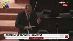 'Rupee in free fall' Government's downfall imminent � Dayasiri (English)