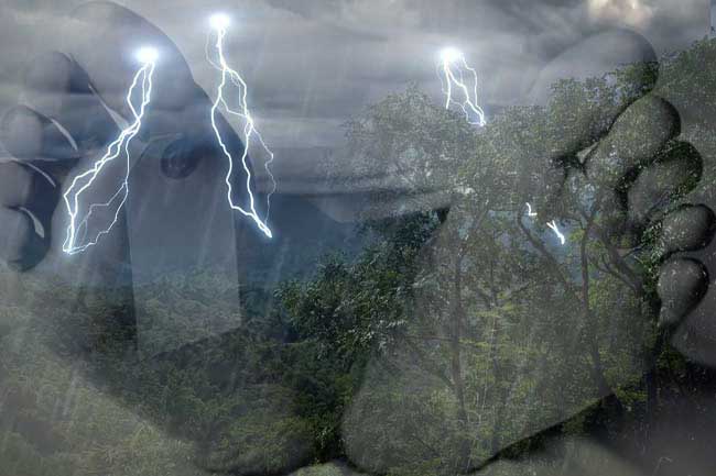 මුලතිව් විශ්වමඩු ප්‍රදේශයේදී අකුණුසැර වැදී අයෙක් මරුට