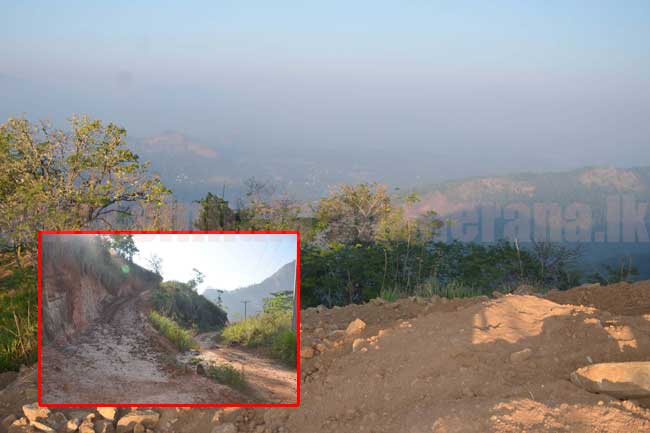 අම්බුළුවාව කඳු මුදුනත විශාල පරිසර හානියක් සිදුවීමේ අවදානමක්