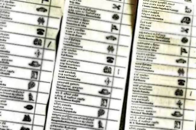 දිස්ත්‍රික්ක 18ක ඡන්ද පත්‍රිකා මුද්‍රණය අවසන්