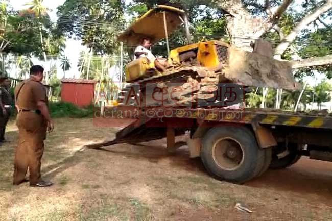 ආනවිළුන්දාව අභයභූමිය ඩෝසර් කළ පුද්ගලයා අත්අඩංගුවට