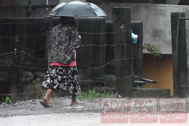 අදත් ප්‍රදේශ රැසකට තද වැසි