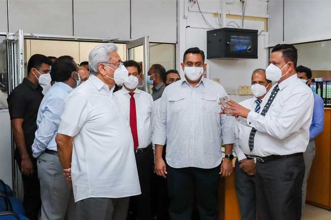 ගොවිජන සංවර්ධන දෙපාර්තමේන්තුව ජනපතිගේ හදිසි නිරීක්ෂණය ට