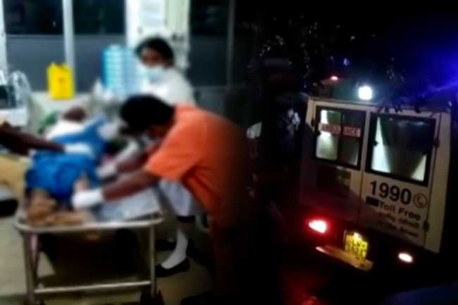 පස්කන්දකට යට වී පුද්ගලයෙක් ජීවිතක්ෂයට