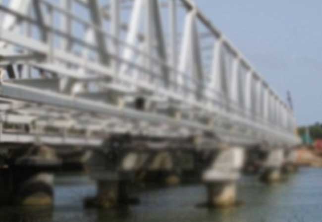 පුද්ගලයෙක් පාලමකින් බොල්ගොඩ ගඟට වැටෙයි