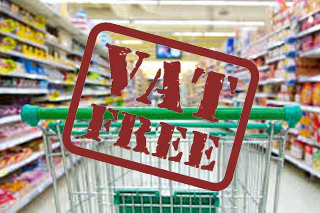 වැට් බද්දෙන් නිදහස් වන භාණ්ඩ ලැයිස්තුවත් නිකුත්වෙයි