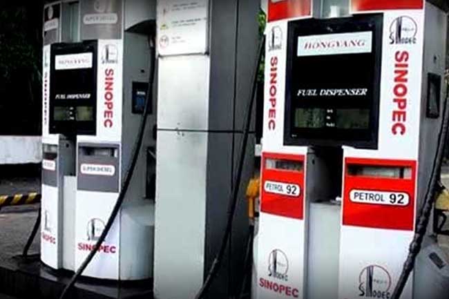 සයිනොපෙක් පෙට්‍රල් සහ ඩීසල් රු 3ක් අඩුවෙන්