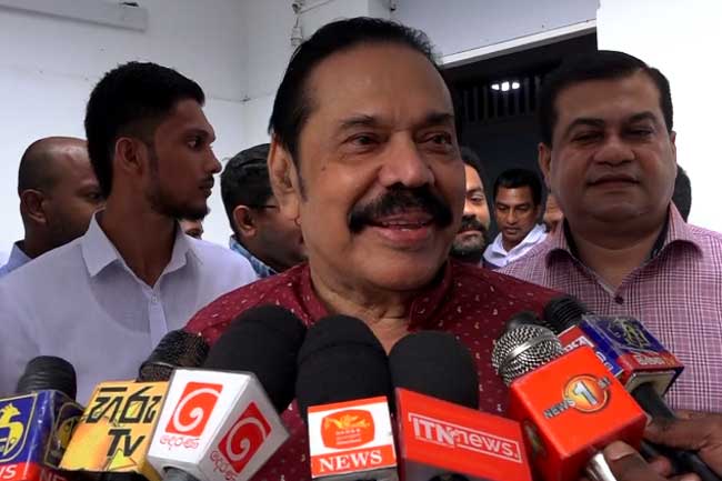 ජනාධිපති අපේක්ෂකයා කවුදැයි මහින්දගෙන් ඉඟියක්